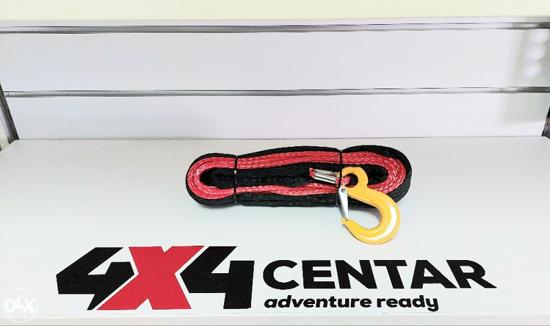 UŽE SINTETIČKO DYNEEMA RED 6mm X 17m MAX 3500KG ATV