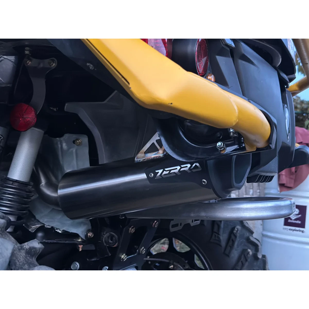 ATV AUSPUH ZERRA HEX SINGLE EXHAUST CAN AM OUTLANDER G2