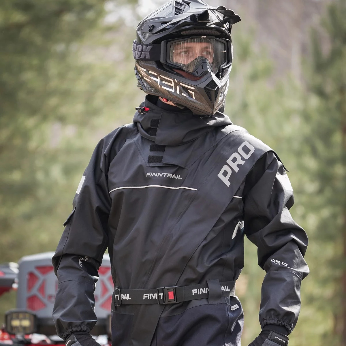 RUKAVICE FINNTRAIL EAGLE GRAPHITEYELLOW 2841 ATV/QUAD