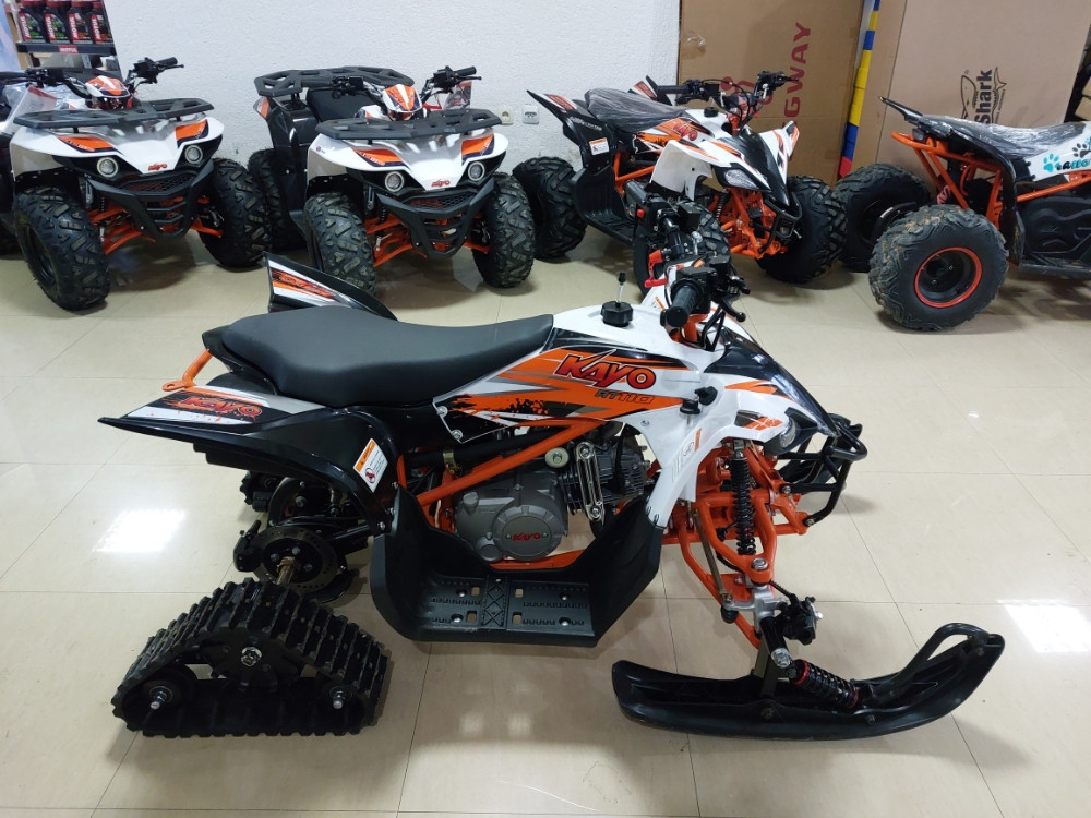 KAYO AT 110 + SKI GUSJENICE + TOCKOVI ATV QUAD OFF ROAD DJEČJI