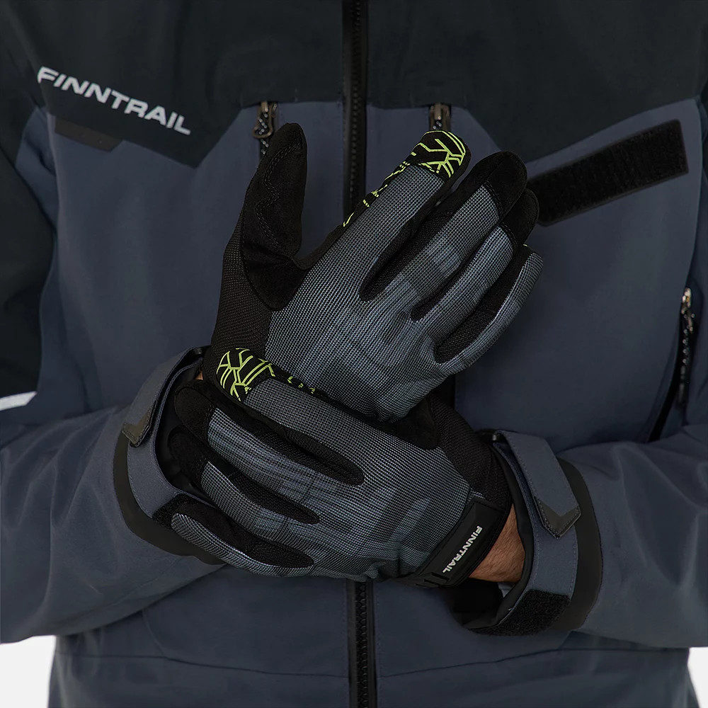 RUKAVICE FINNTRAIL EAGLE GRAPHITEYELLOW 2841 ATV/QUAD