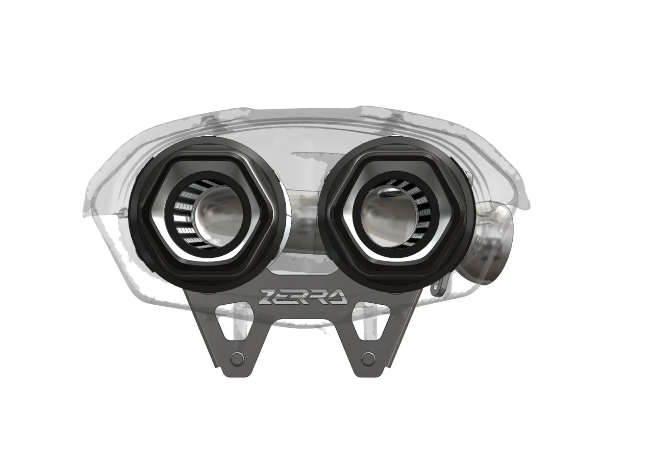 ATV AUSPUH ZERRA HEX DUAL EXHAUST / DUPLI POLARIS SPORTSMAN S1000
