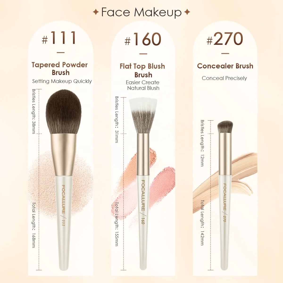 Focallure Makeup Brush četkice za šminkanje
