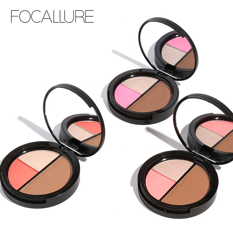 Focallure paleta za konturisanje i bronzer, 3u1
