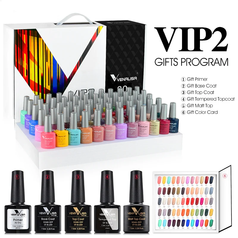 Set trajnih lakova 65 komada Venalisa VIP2