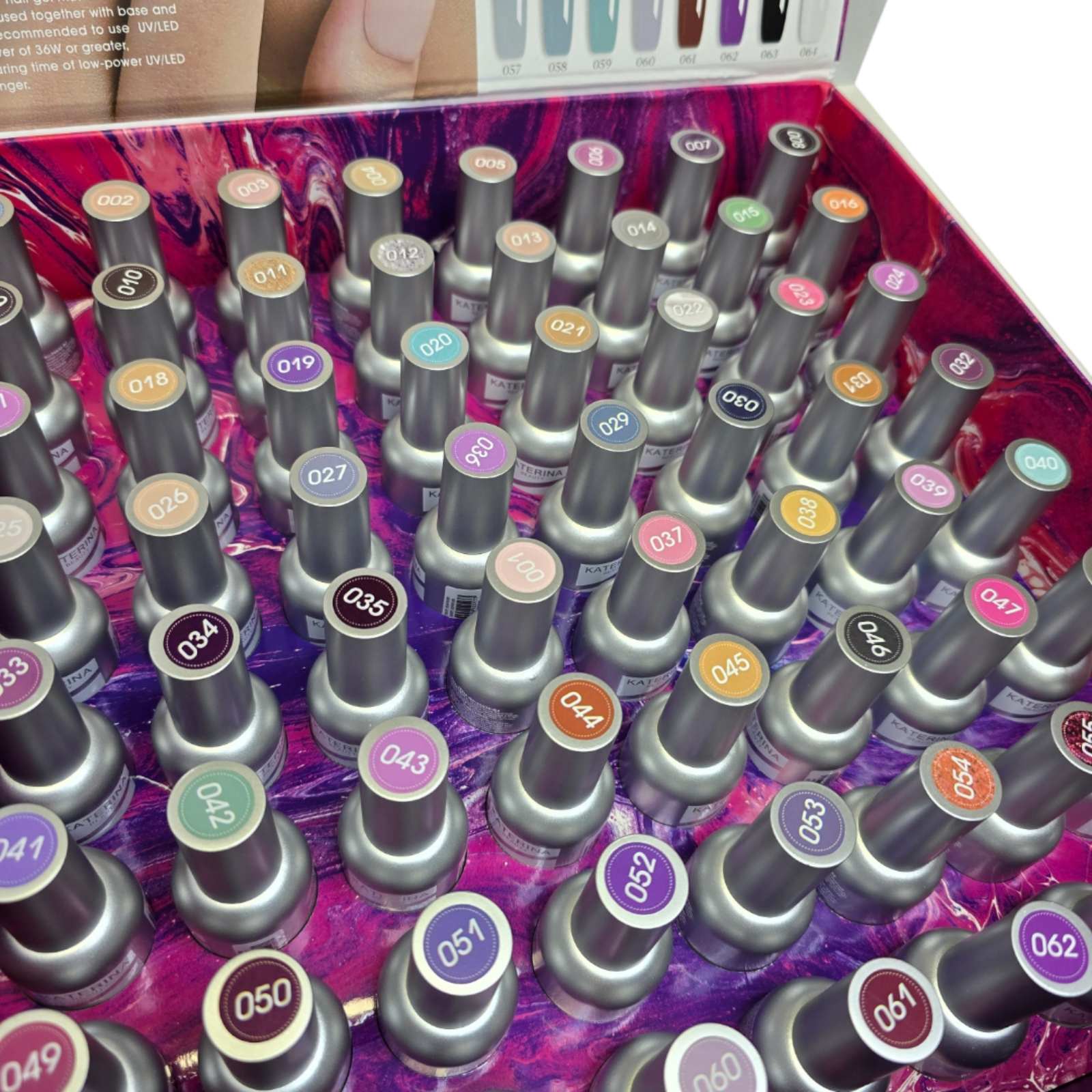 Katerina Beauty set trajnih lakova 64pcs