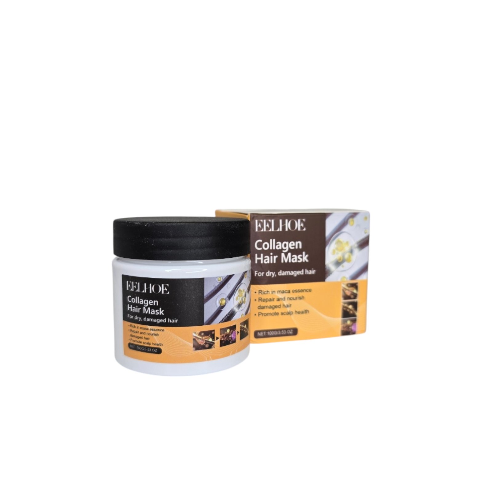 EELHOE Collagen maska za obnovu oštećene kose 100g