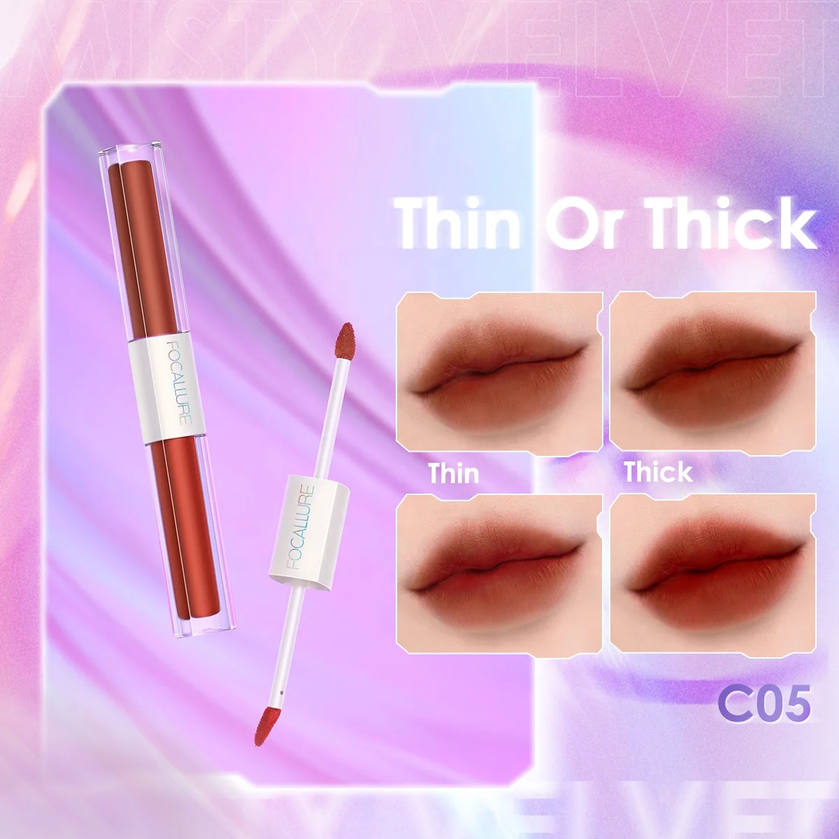 Focallure 2u1, Lipstick & Lipgloss