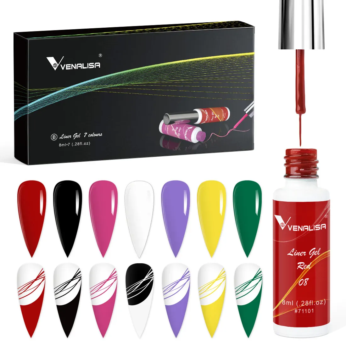 Venalisa Liner gel set gelova za crtanje