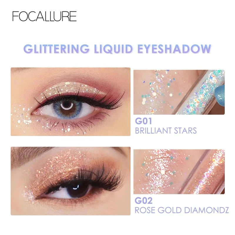 Focallure Glittering Liquid sjena za oči