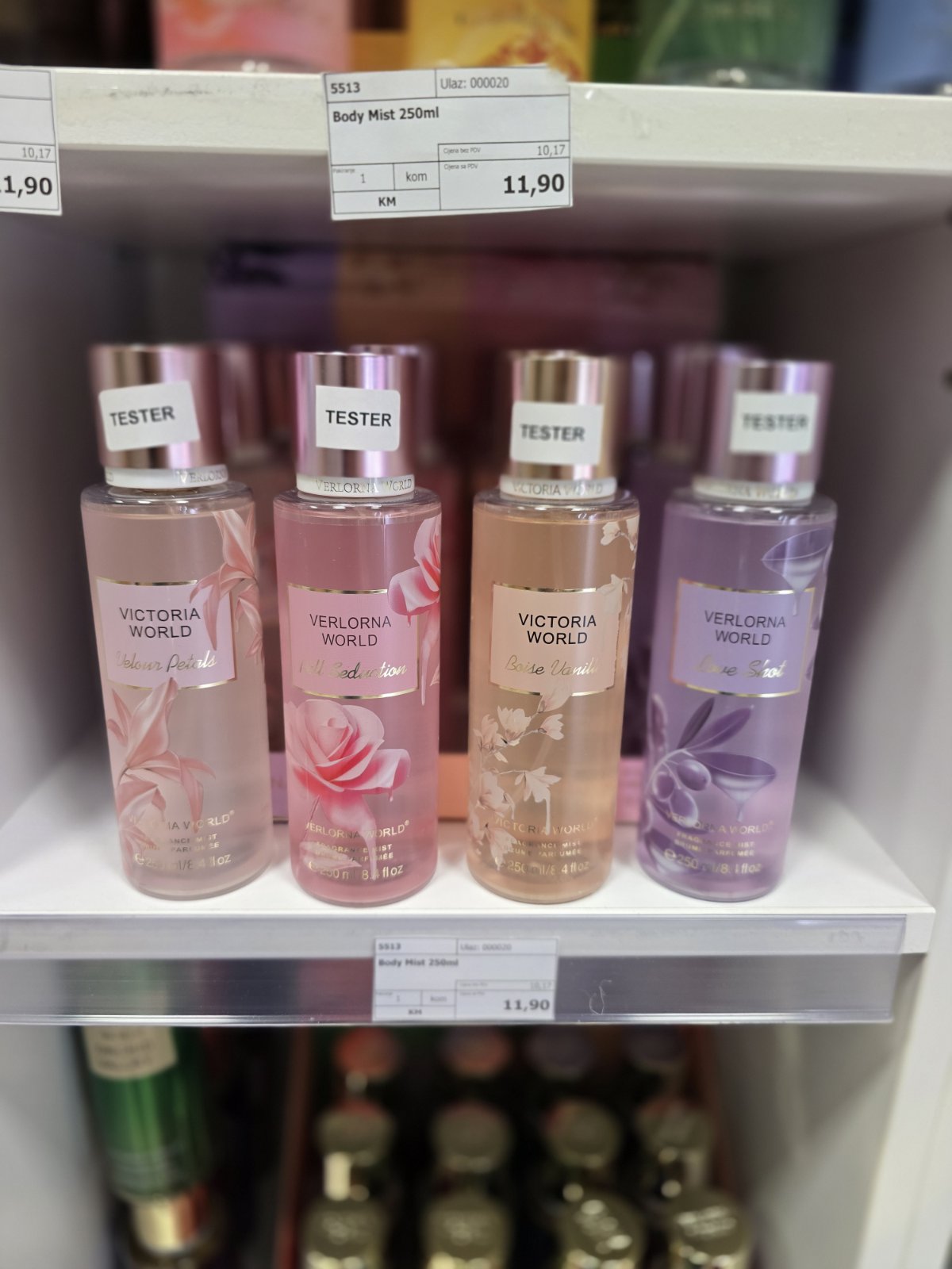 Body Mist Perfume mirisi za tijelo 250ml