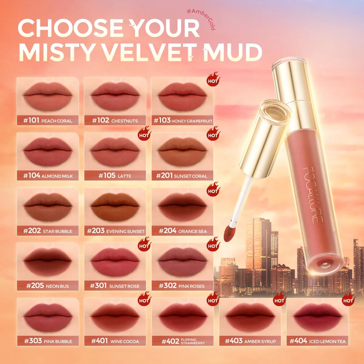 Focallure Creamy Matte Lipcream ruž za usne