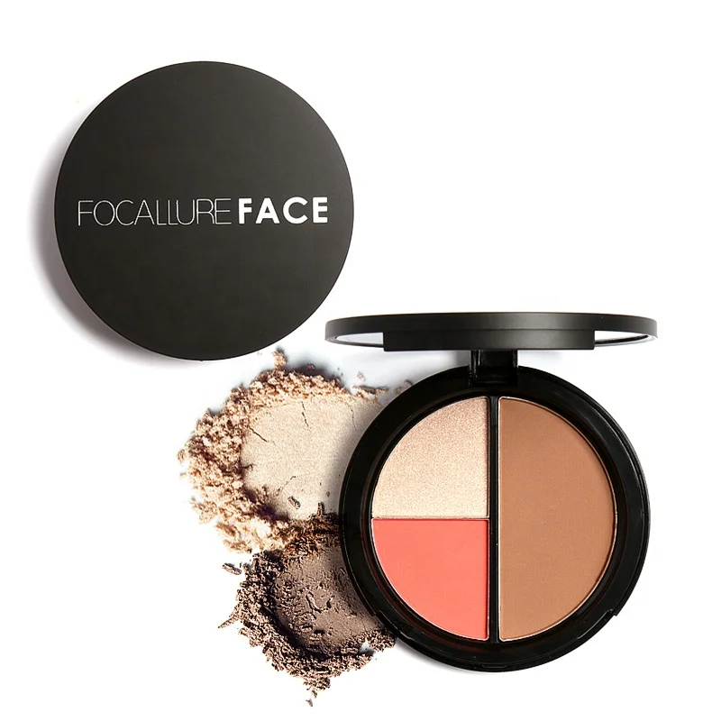 Focallure paleta za konturisanje i bronzer, 3u1