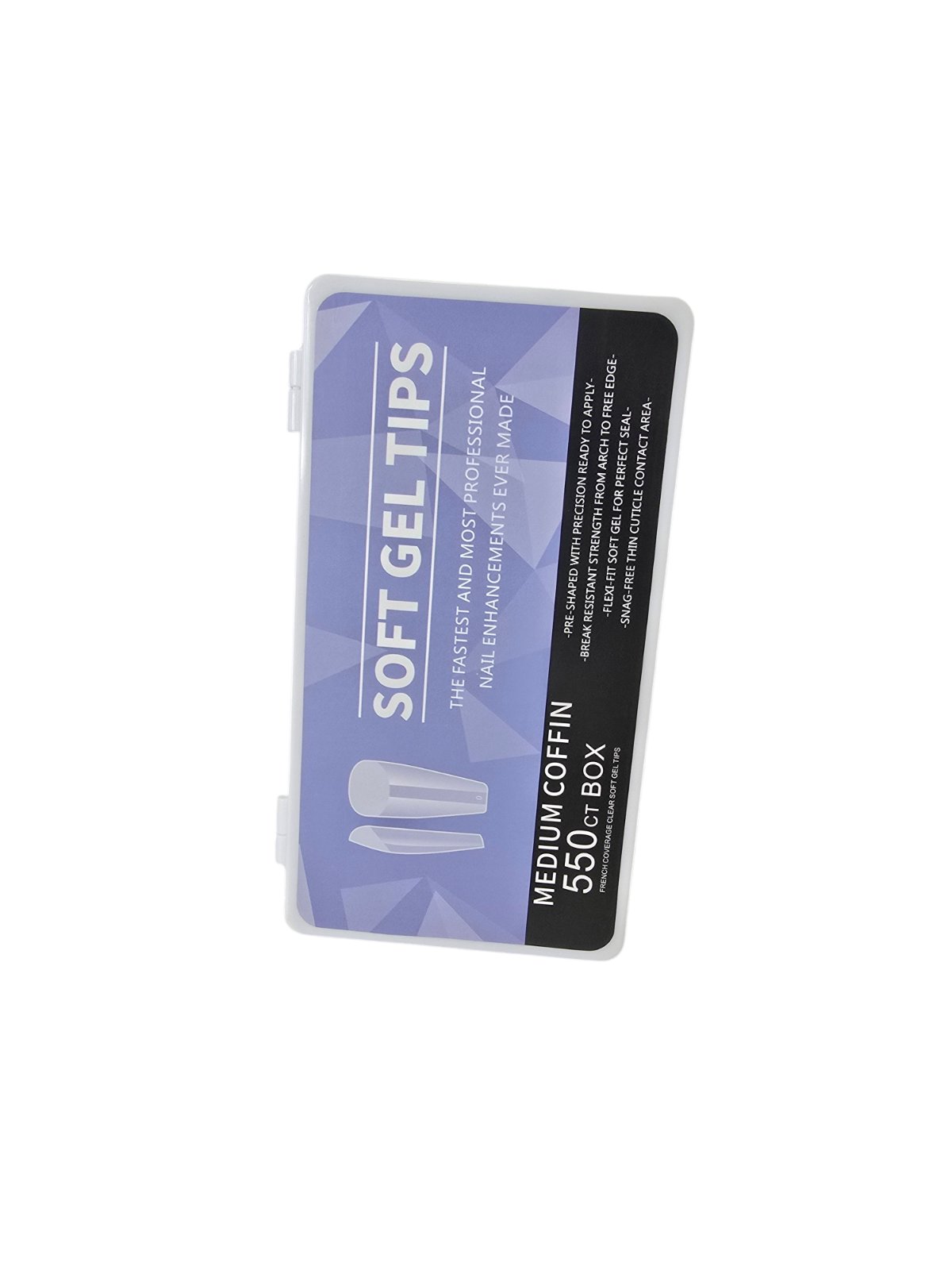 Soft gel tips Nail Extensions gel tipse za nokte 550pcs