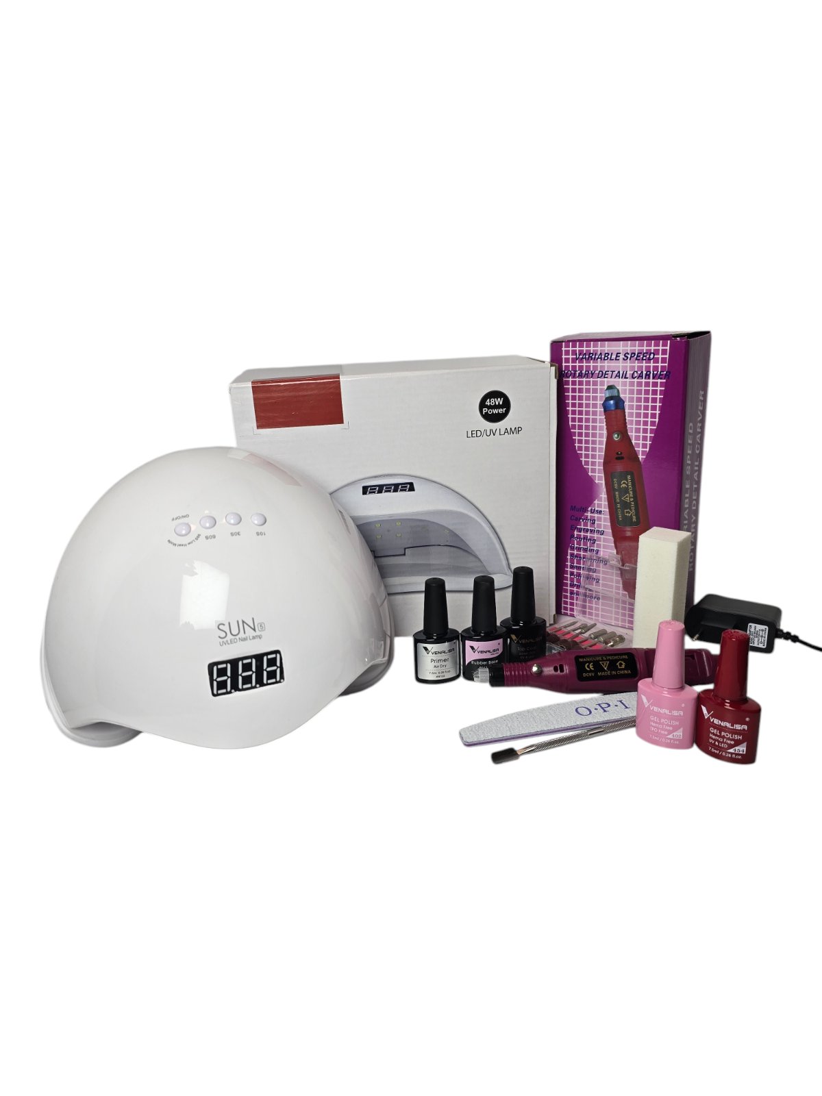 Rubber Base set trajnih lakova za nokte