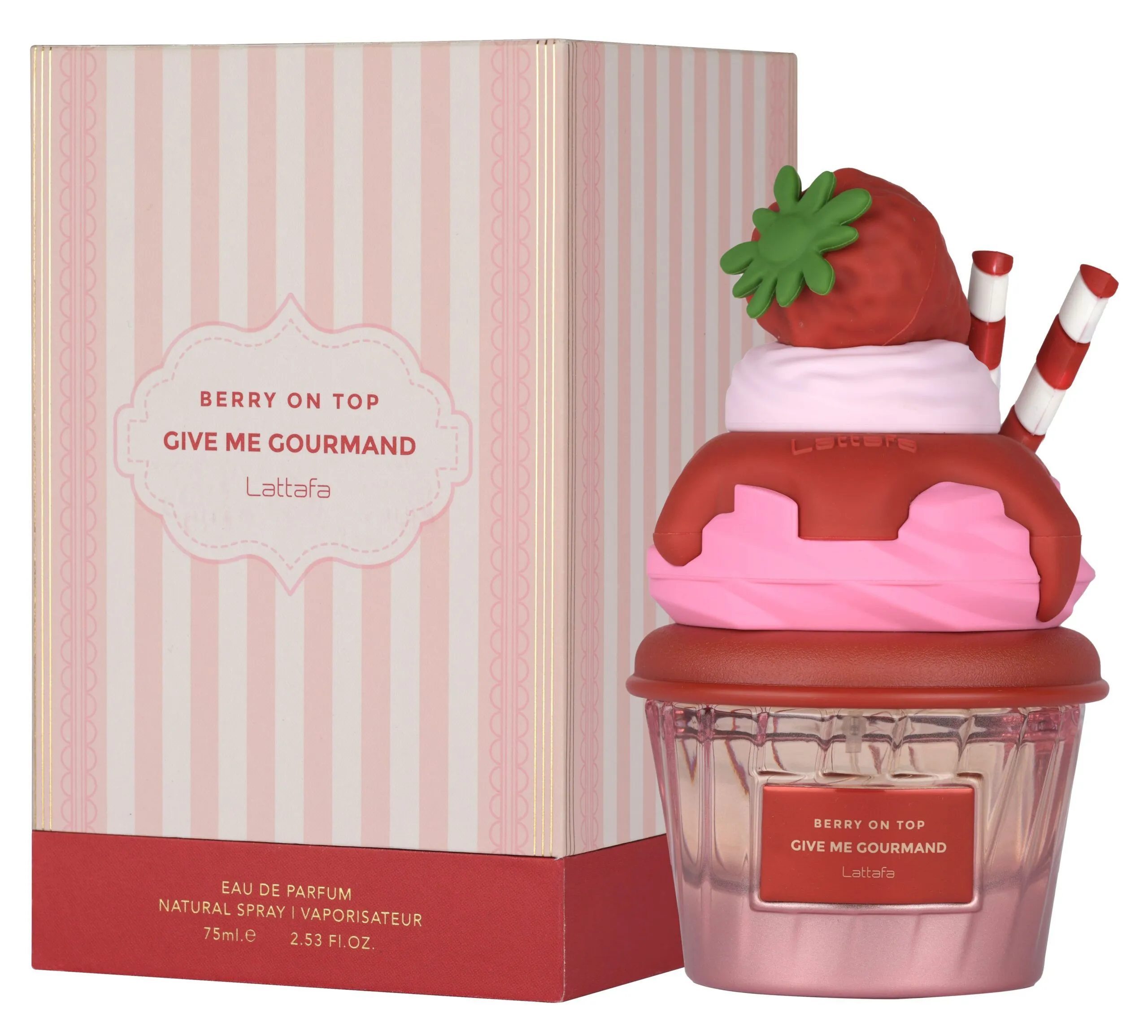 Lattafa Give Me Gourmand kolač parfem Berry on Top 75ml