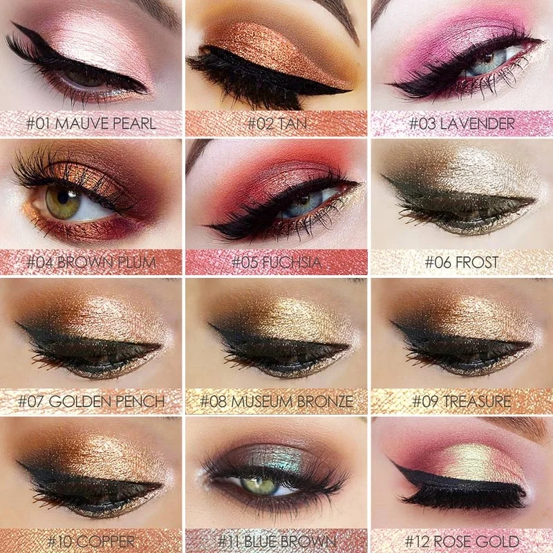 Focallure Chrome High Pigment Glitter sjene za oči