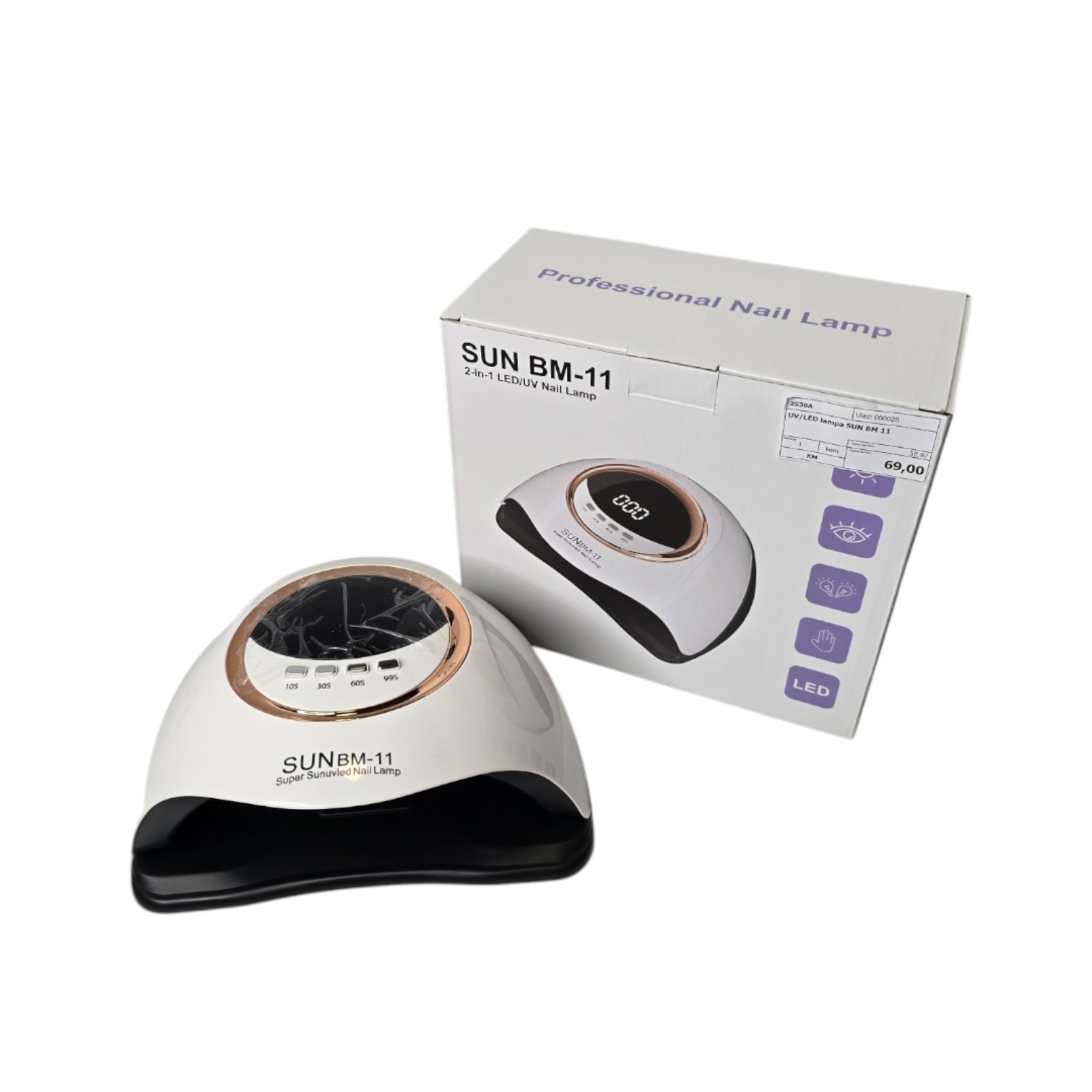 UV/LED lampa za nokte SUN BM-11 280w