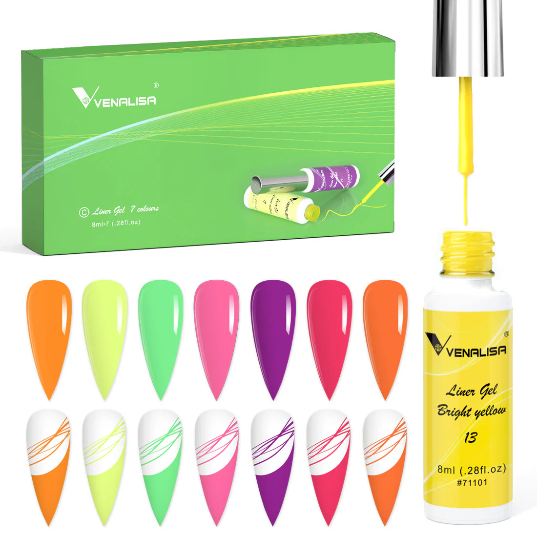 Venalisa Liner gel set gelova za crtanje