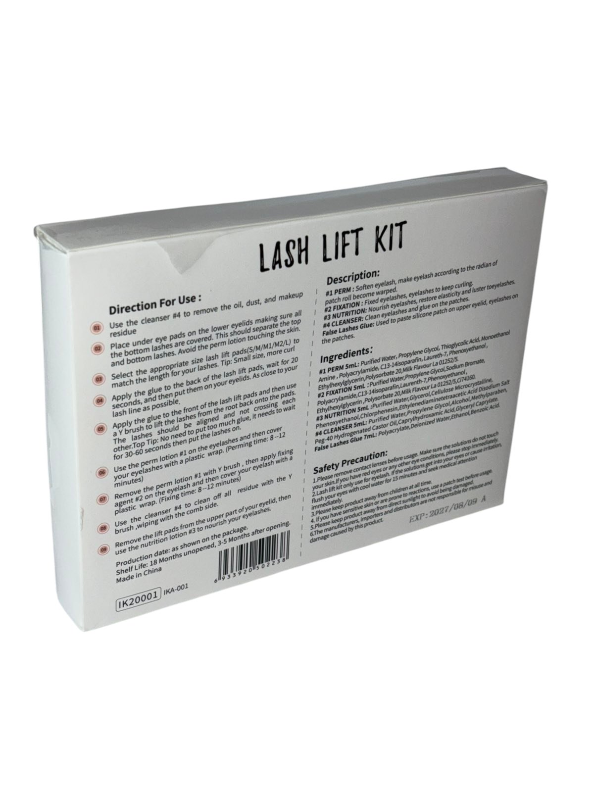 Set za lash lift podizanje trepavica