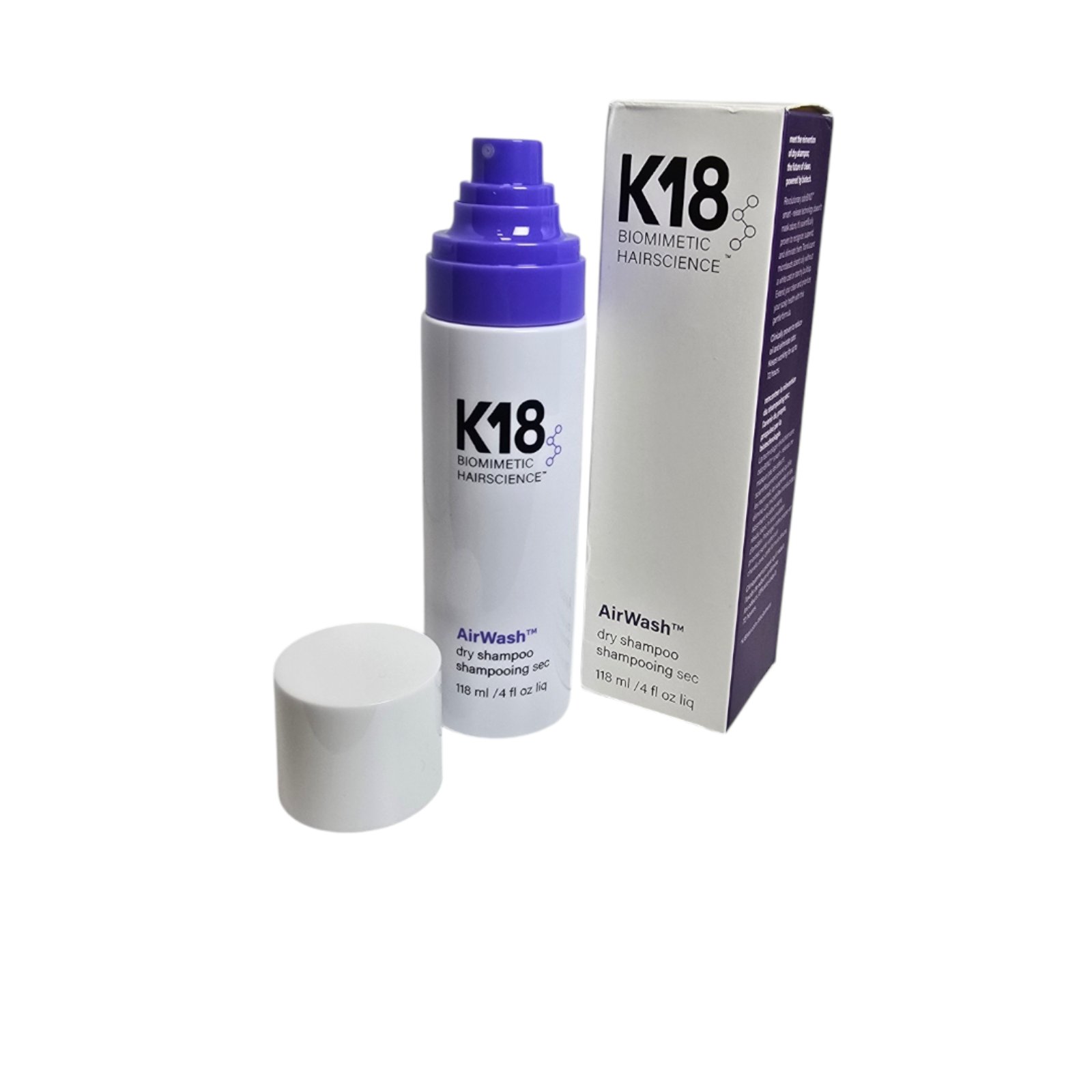 K18 AirWash dry shampoo suhi šampon 118ml