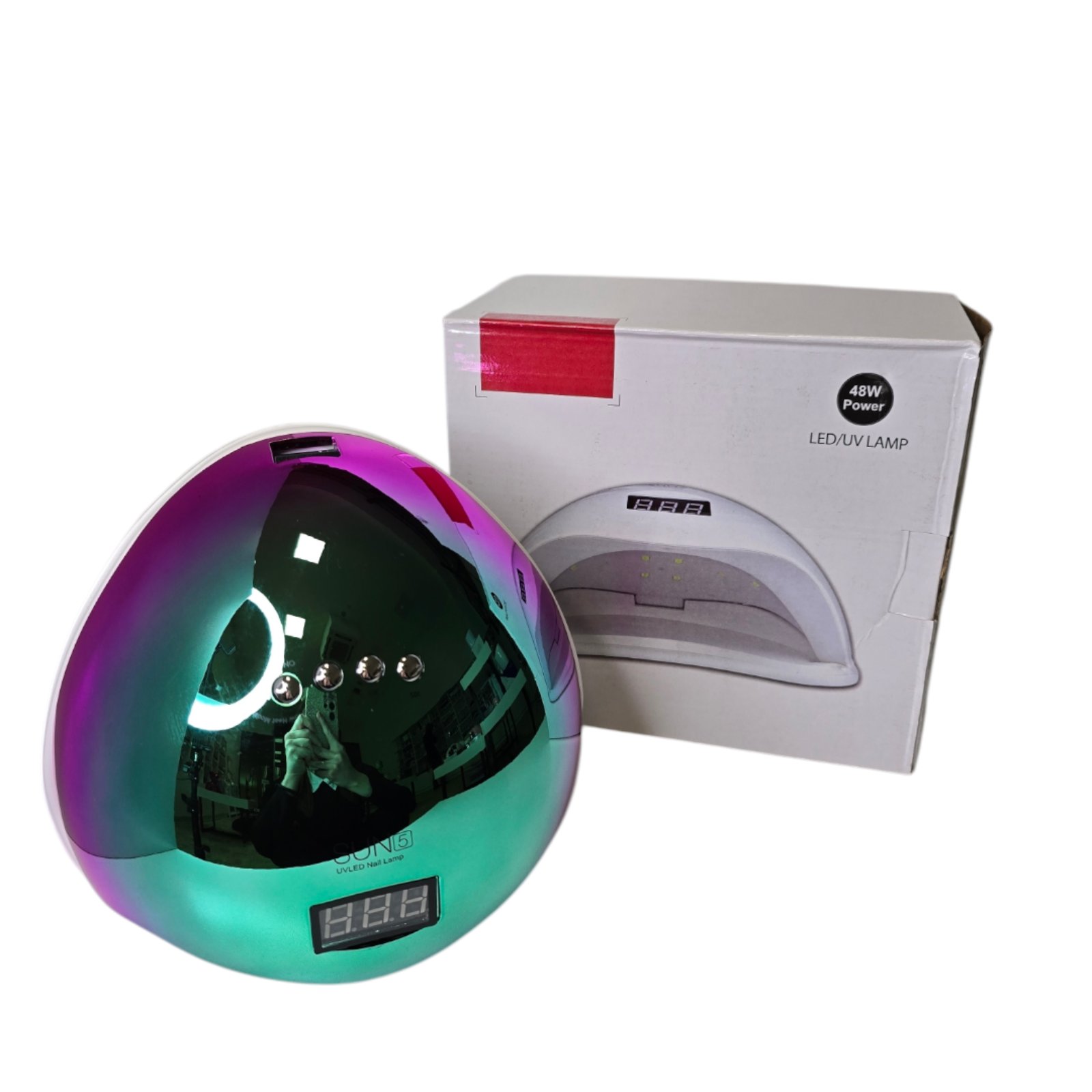 UV/LED lampa za nokte SUN5 48w Green Pink