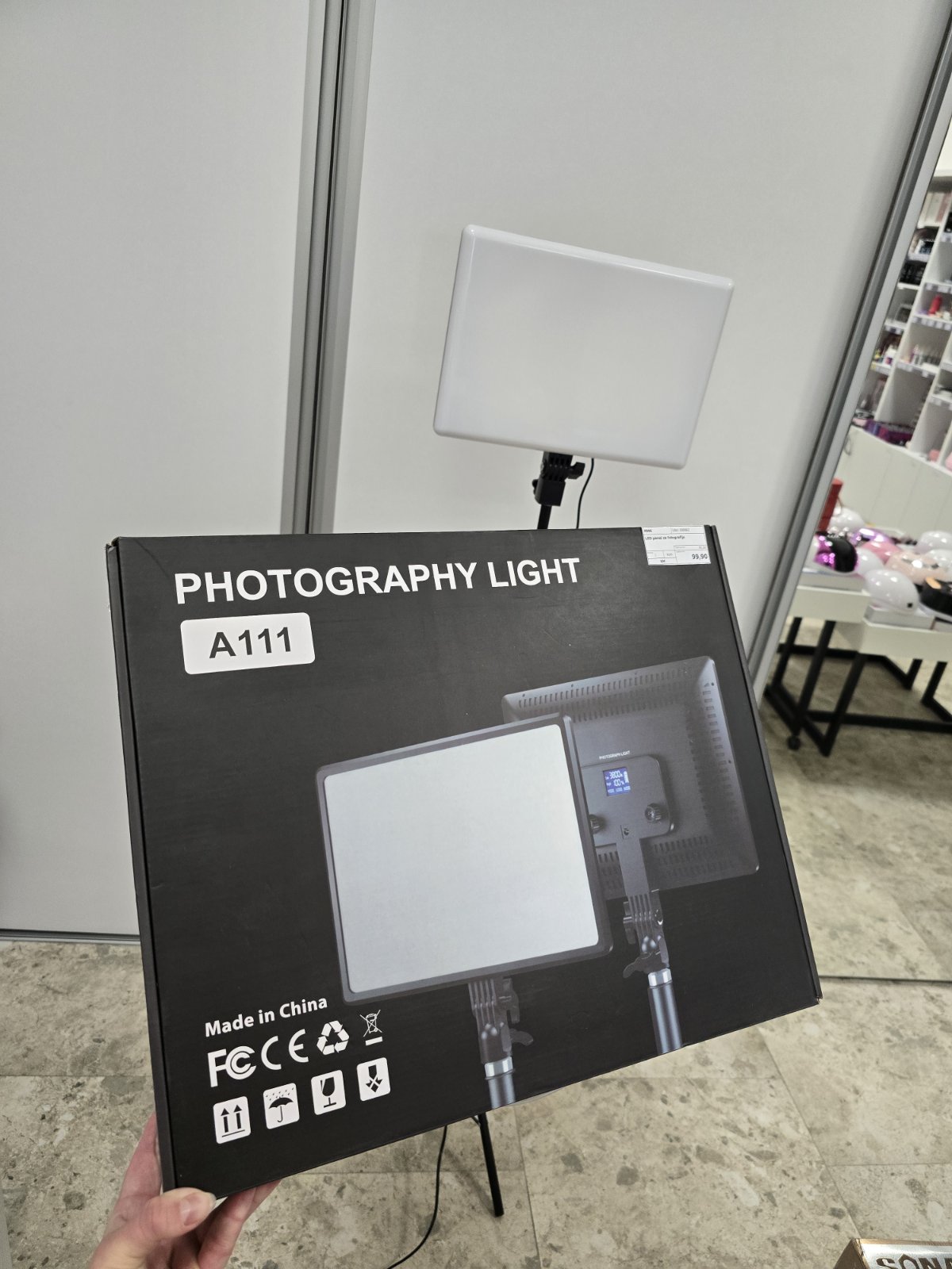 Photography LED Light lampa rasvjeta reflektor panel sa velikim stalkom 35cm