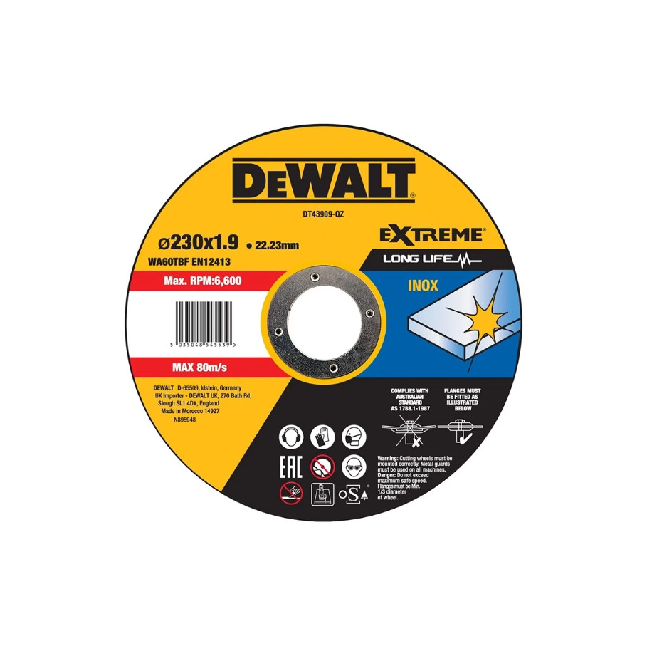 DeWALT rezna ploča za inox 230 mm DT43909-QZ