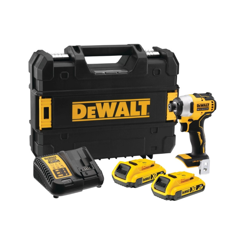 DeWalt aku udarni odvijač 18V 190Nm 2 x 2.0Ah DCF809D2T