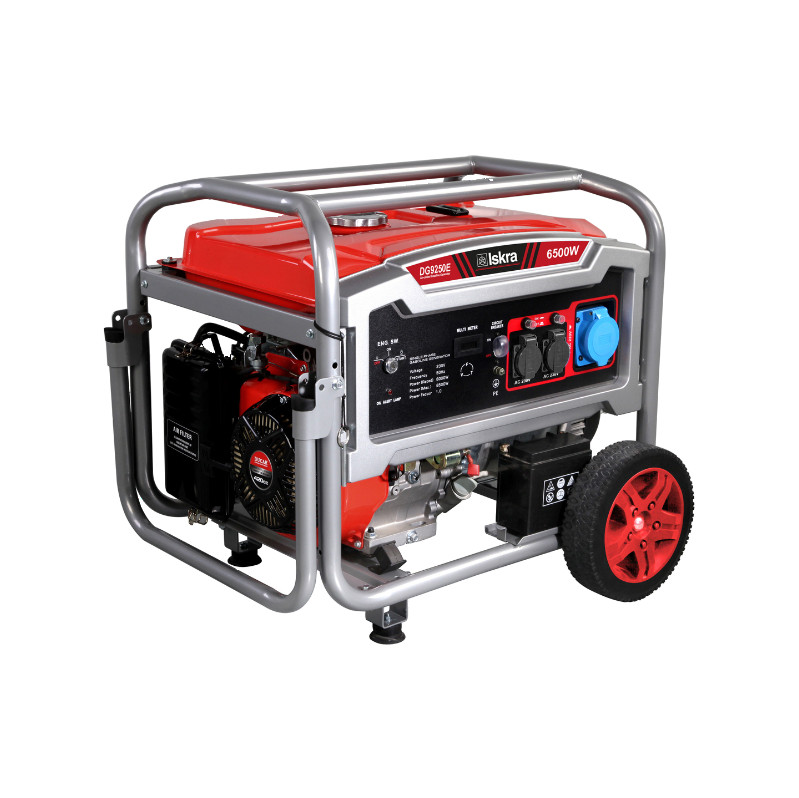 Iskra benzinski agregat za struju DG9250E 6.5 kW