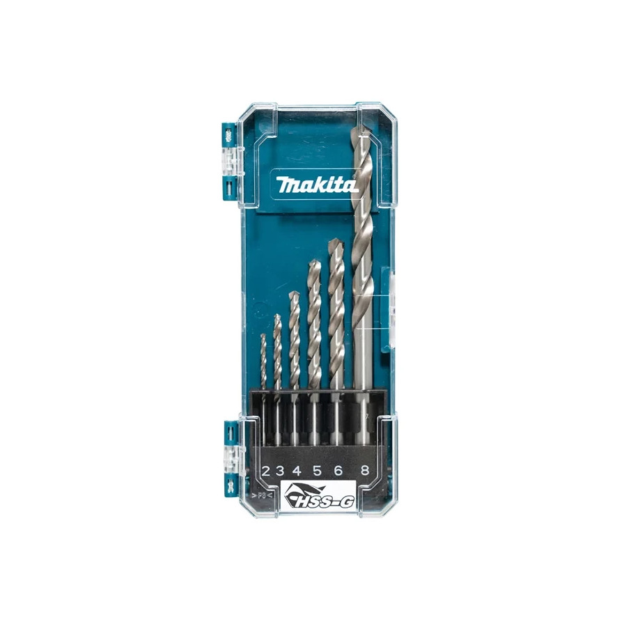 Makita 6-dijelni set burgija svrdala HSS-G D-75742