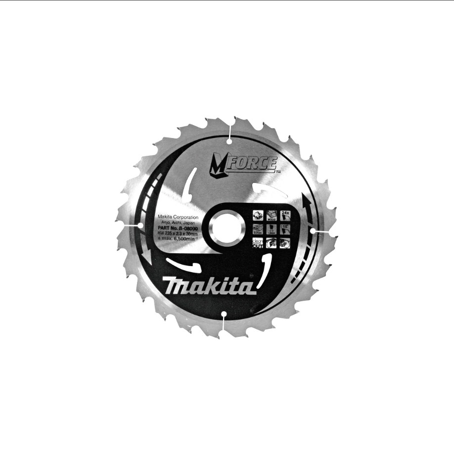 Makita list rezna ploča za drvo 165x20 mm 24Z