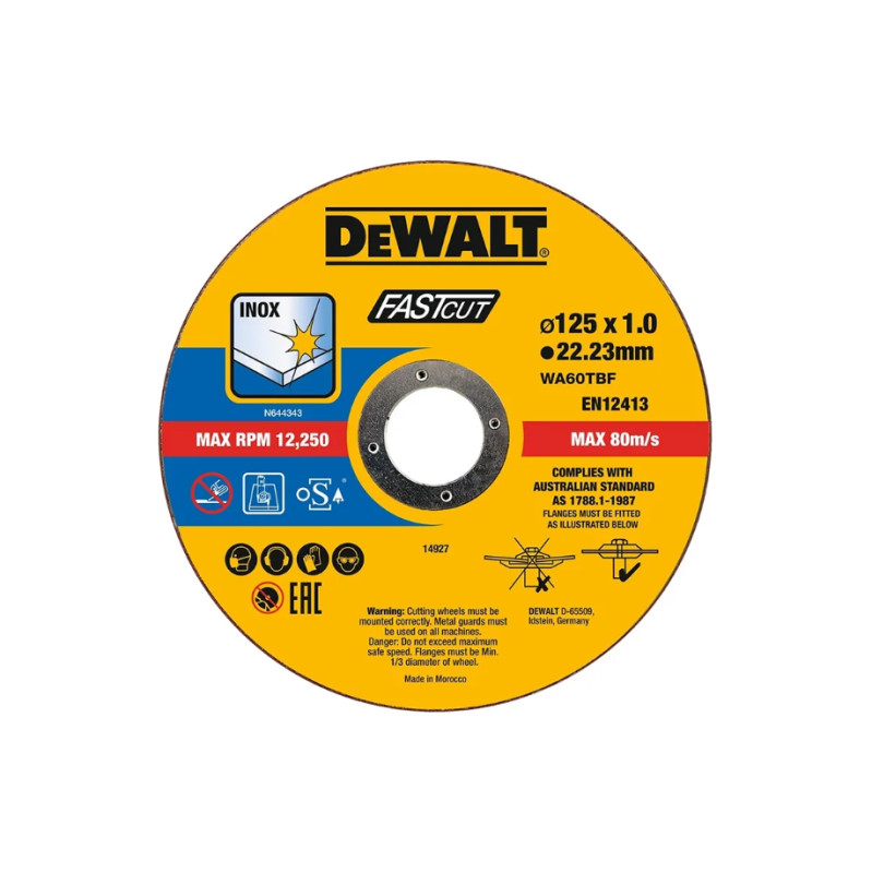 DeWALT rezna ploča za inox 125 mm DT20540-QZ