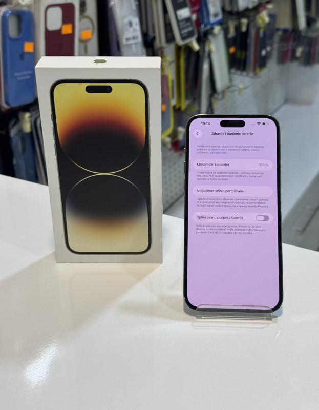 IPHONE 14 PRO MAX 128 GB KAO NOV 100% BAT GOLD GAR 3 M