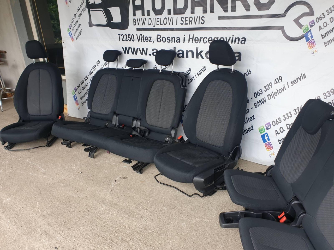 BMW 2 F46 Sjedista SET 7 SJEDISTA AO DANKO