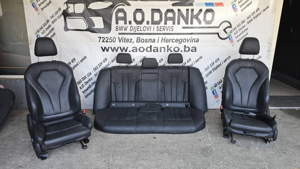 BMW 5 G30 LCI profilisana M paket Crna koža ima grijanje s61