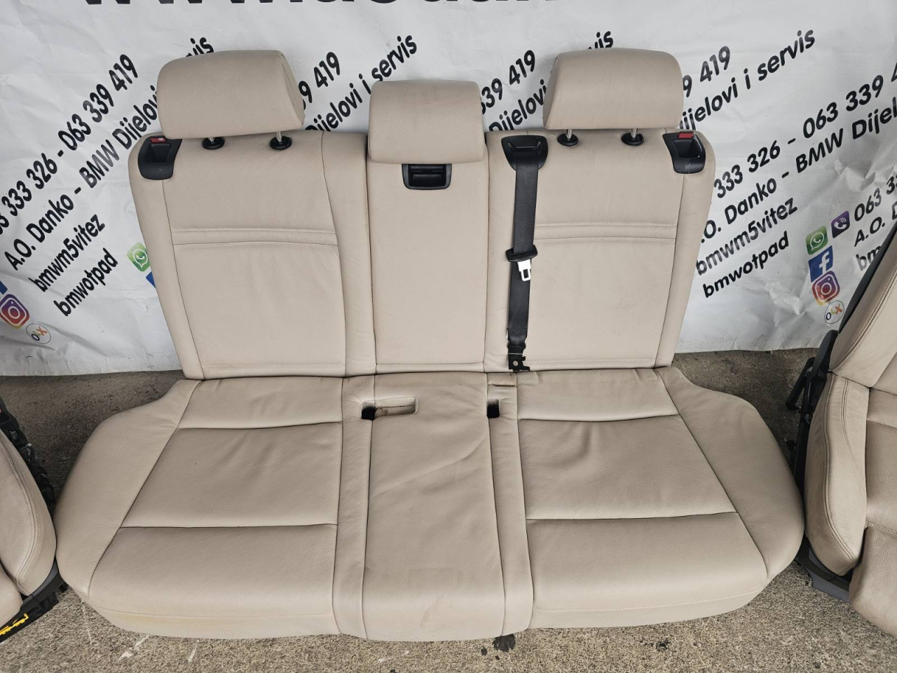BMW X5 E70 KOZA BEŽ GRIJANJE SPOTR SJEDISTA AO DANKO