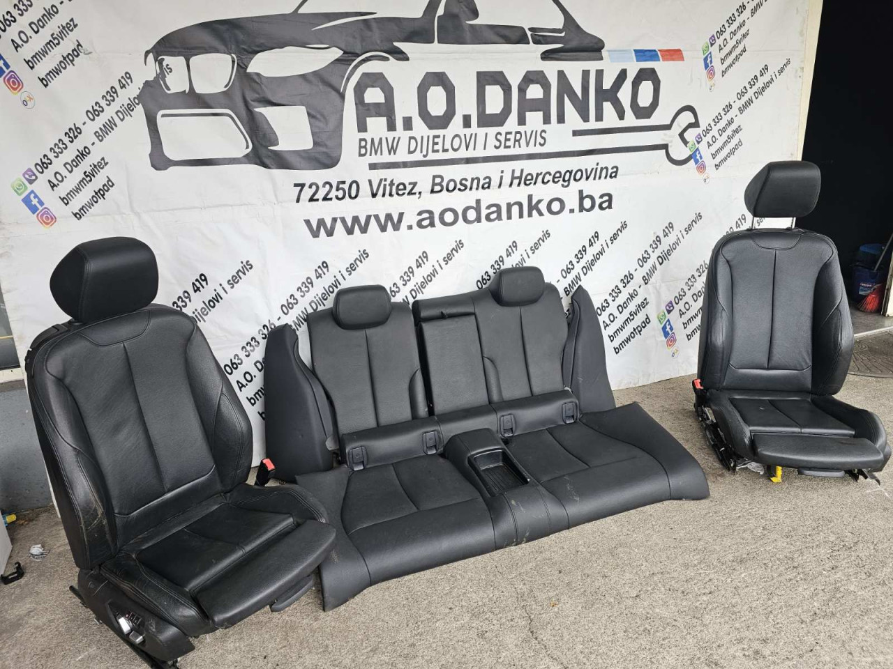 BMW 4 F32 CRNA koža profilisana sjedista M grijanje S45
