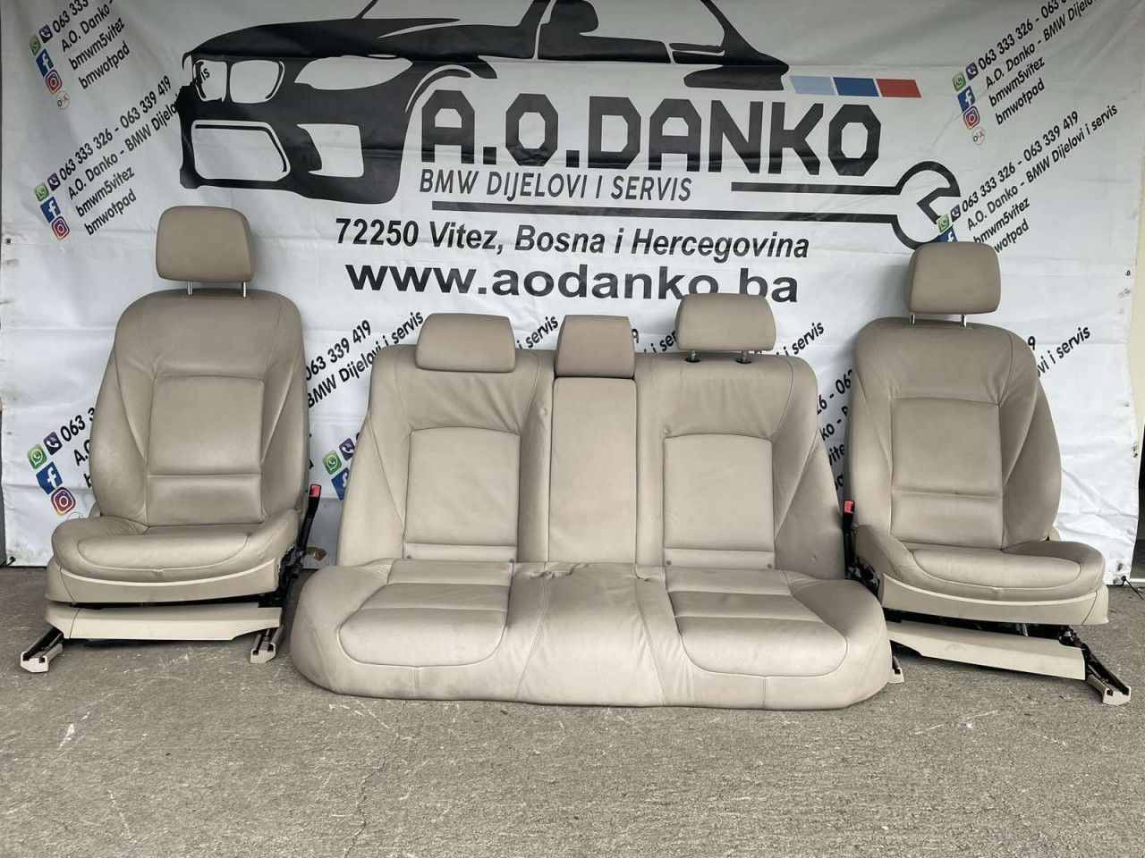 BMW 7 F01 SET SJEDISTA AO DANKO