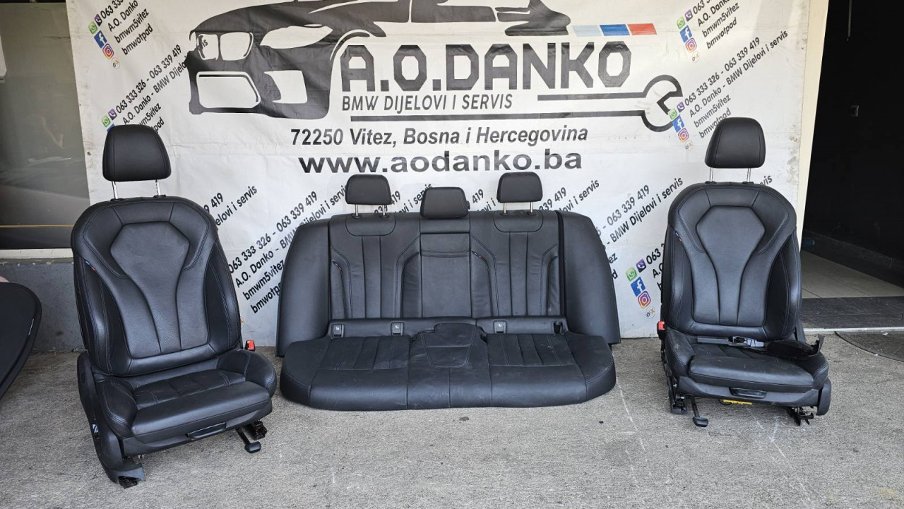 BMW 5 G30 LCI profilisana M paket Crna koža ima grijanje s61