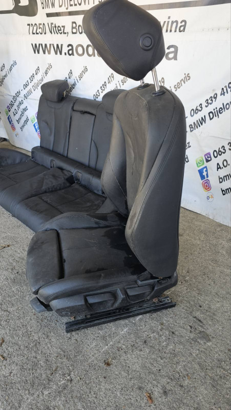 BMW  4 F36 M Sjedista Sjedala Crna Koza OSTECENA Grijanje   s62