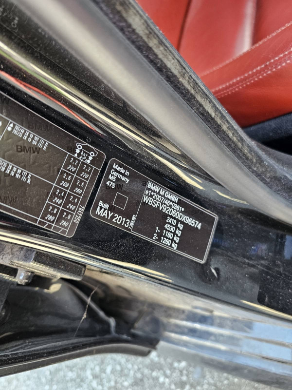 BMW F10 M5 DIJELOVI AO DANKO