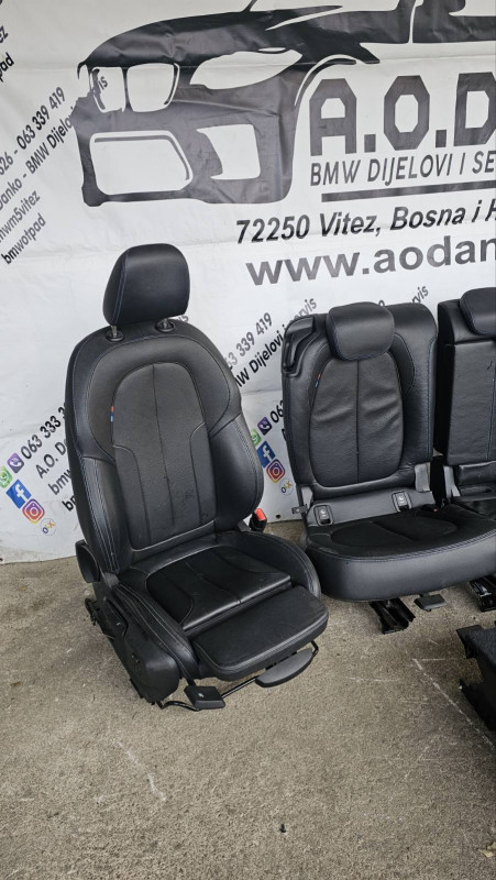 BMW F46 M 7 sjedišta profilisana paket Koža crna