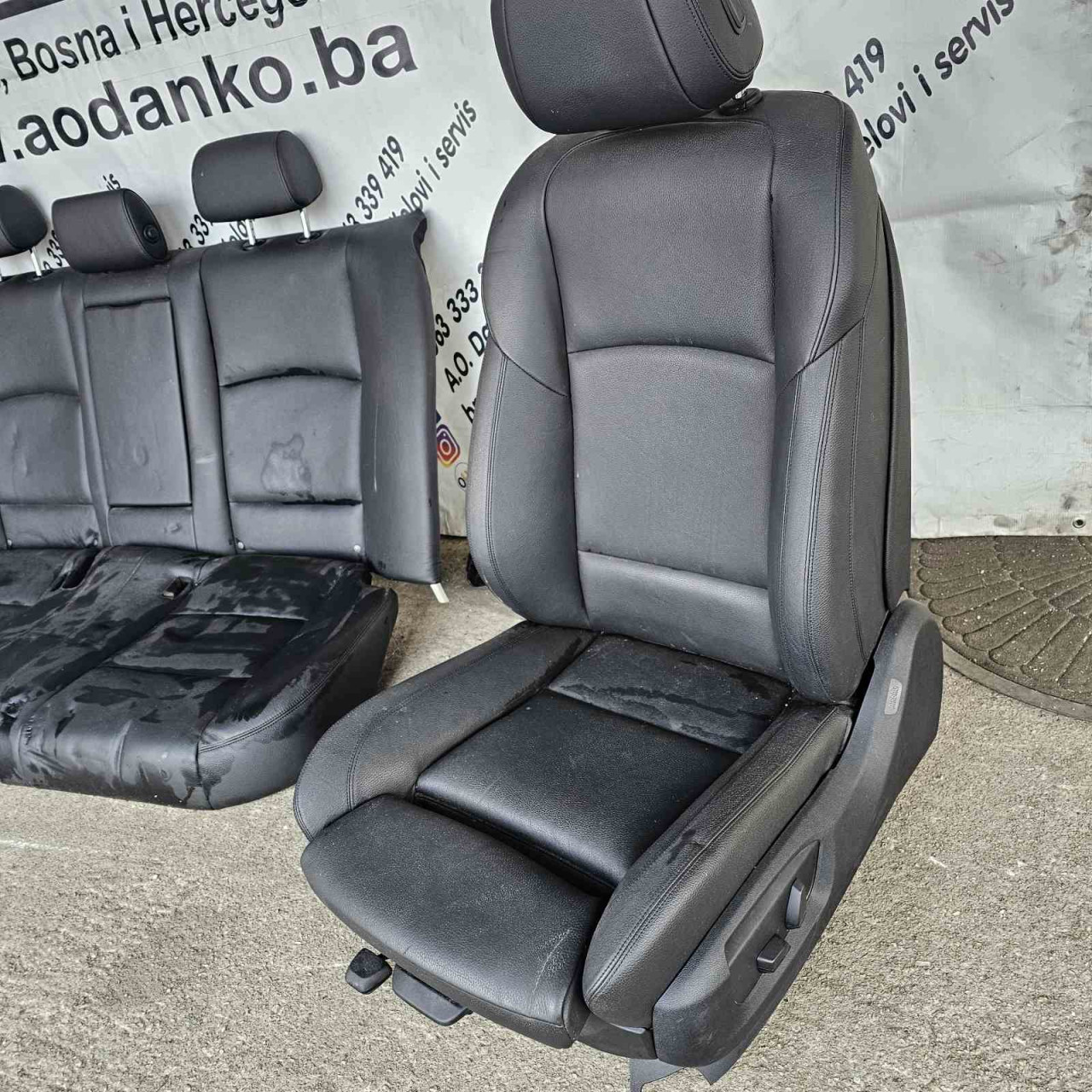 BMW 5 F10 LCI crna koža profilisana M paket