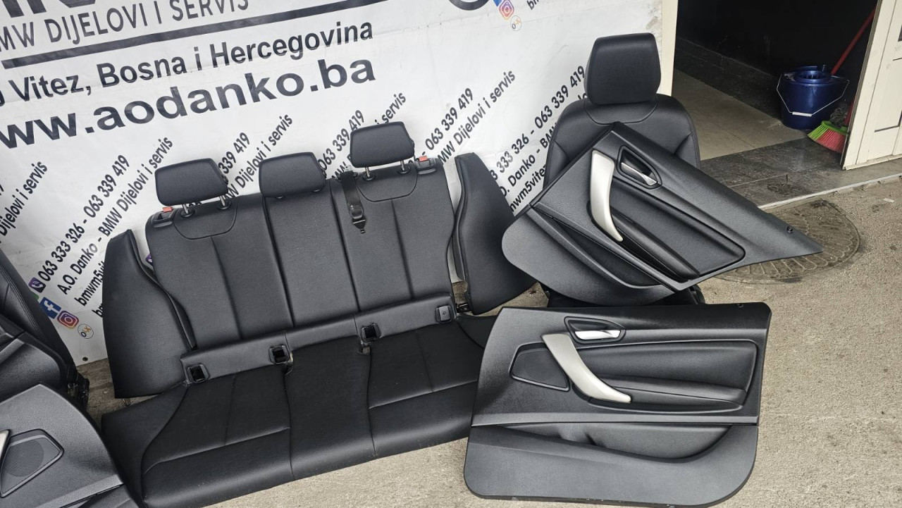 BMW F20 CRNA KOŽA SJEDISTA koza nema grijanje