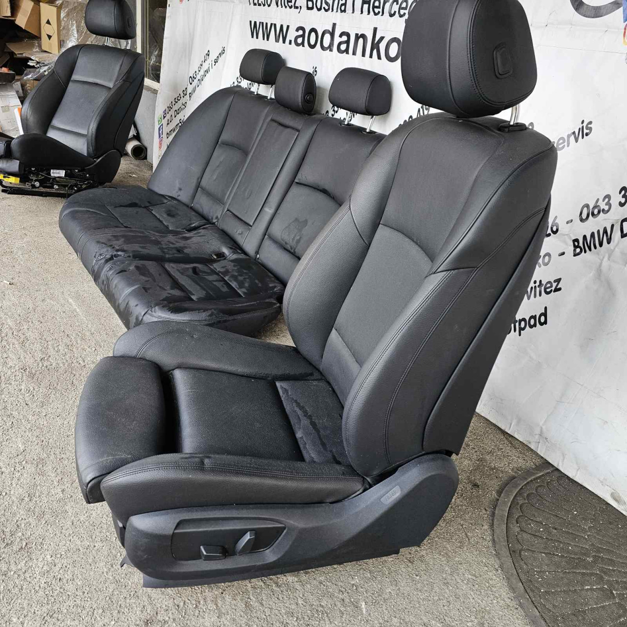 BMW 5 F10 LCI crna koža profilisana M paket