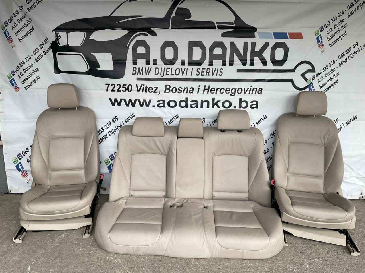 BMW 7 F01 SET SJEDISTA AO DANKO