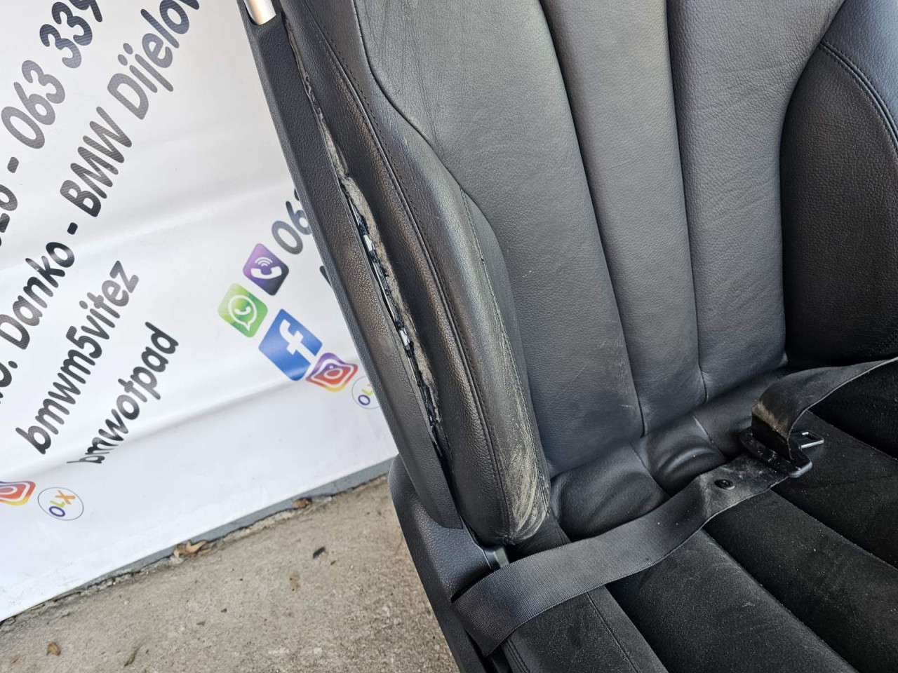 BMW F12 SJEDISTA M PAKET CRNA KOZA AO DANKO