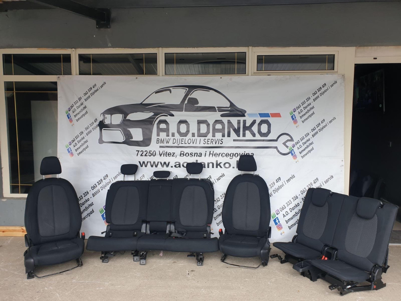 BMW 2 F46 Sjedista SET 7 SJEDISTA AO DANKO
