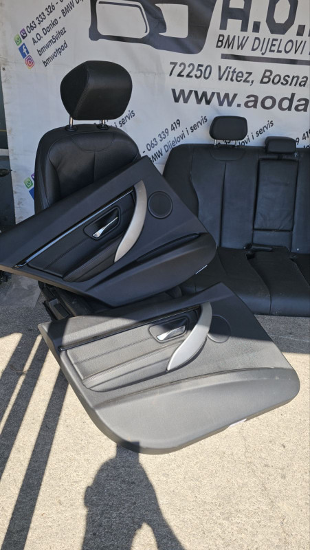 BMW Sjedista M paket F30 CRNA koža profilisana  Nema grijanje s64